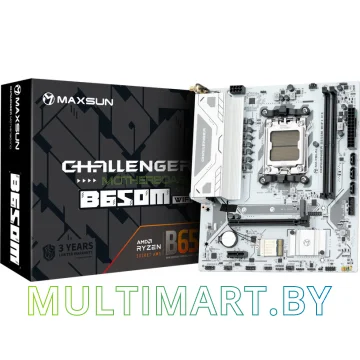 Материнская плата Maxsun Challenger B650M WiFi Ice картинка 6